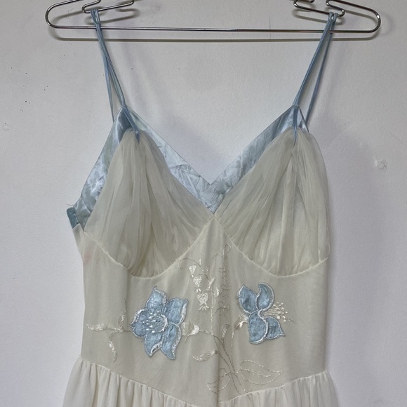 Vtg Gotham Gold Stripe Peignoir - Picture 7 of 14